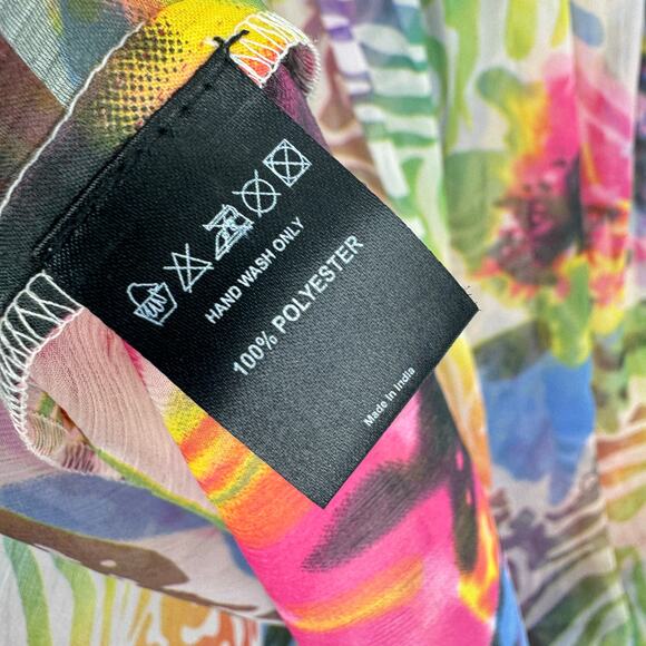 Pia Rossini Riva Maxi Dress Multicolor NWT Size Medium - Picture 7 of 9